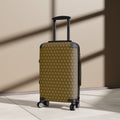 DBD Brown & Gold Fleur Suitcase