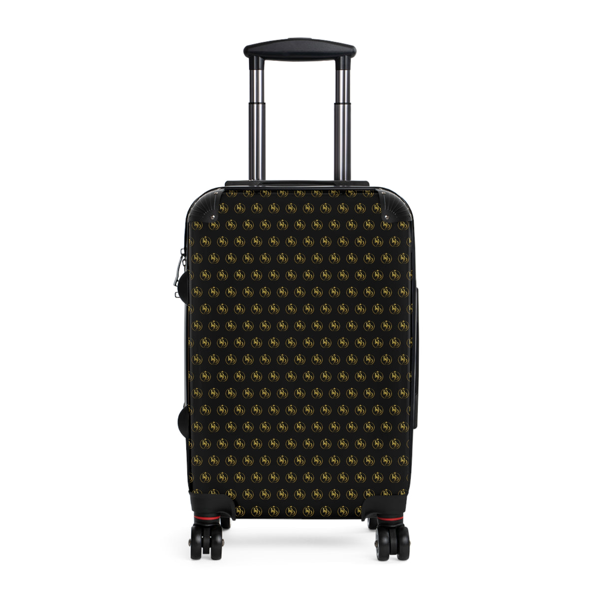 DBD Black & Gold Fleur Suitcase