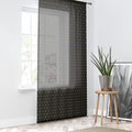 DBD Black Sheer Curtain