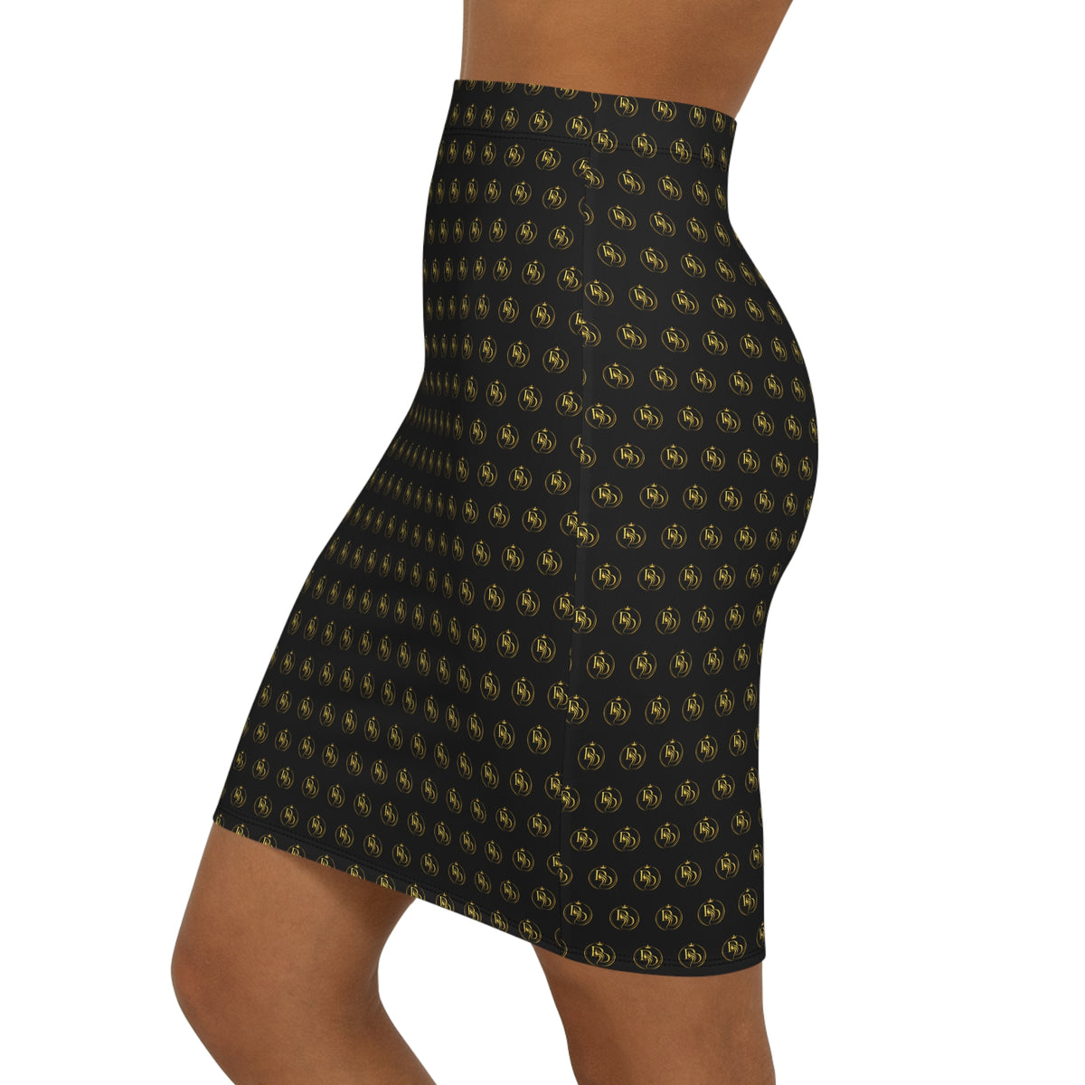DND Pattern Pencil Skirt