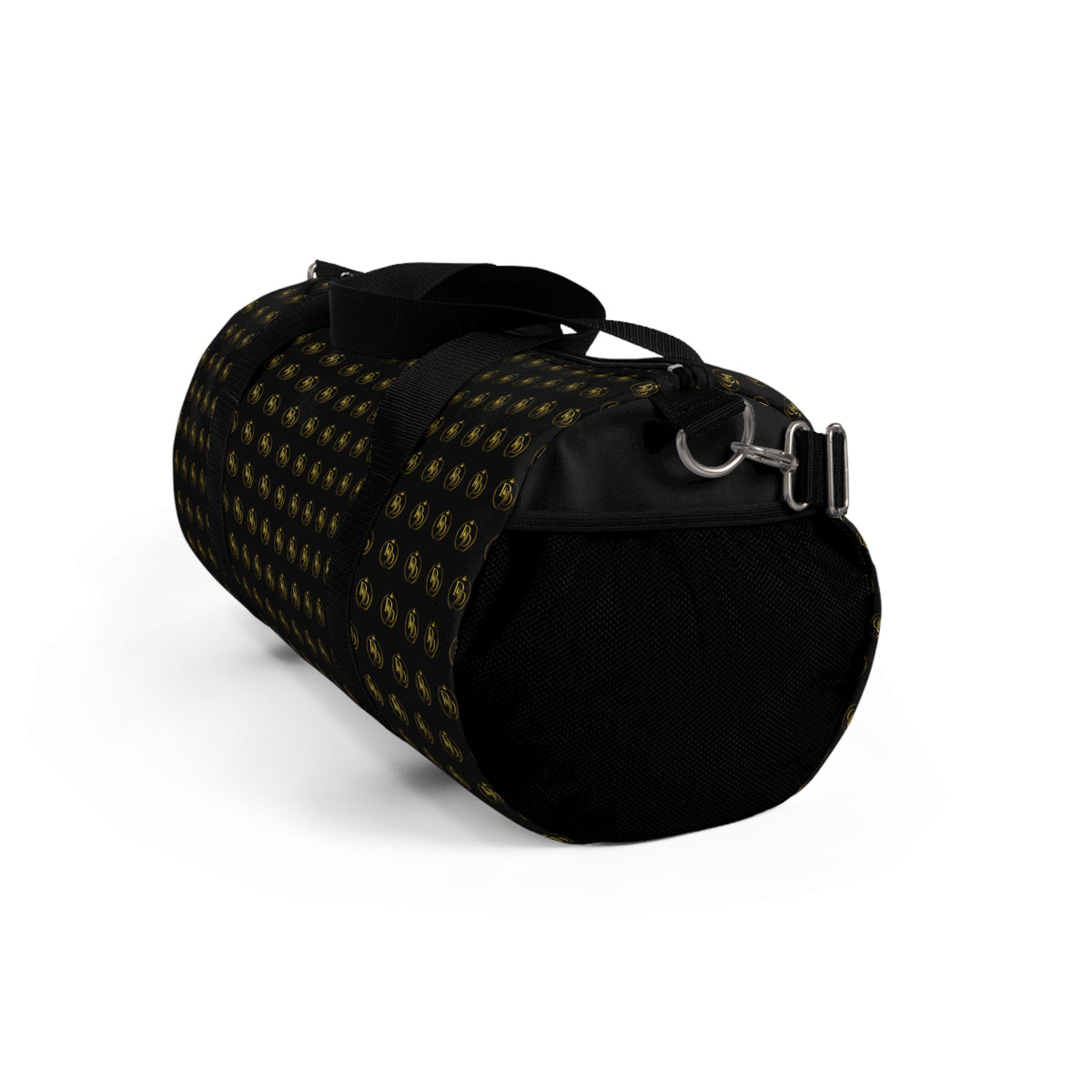 Black & Gold Fleur Duffel Bag – Elegant Travel Gym Bag