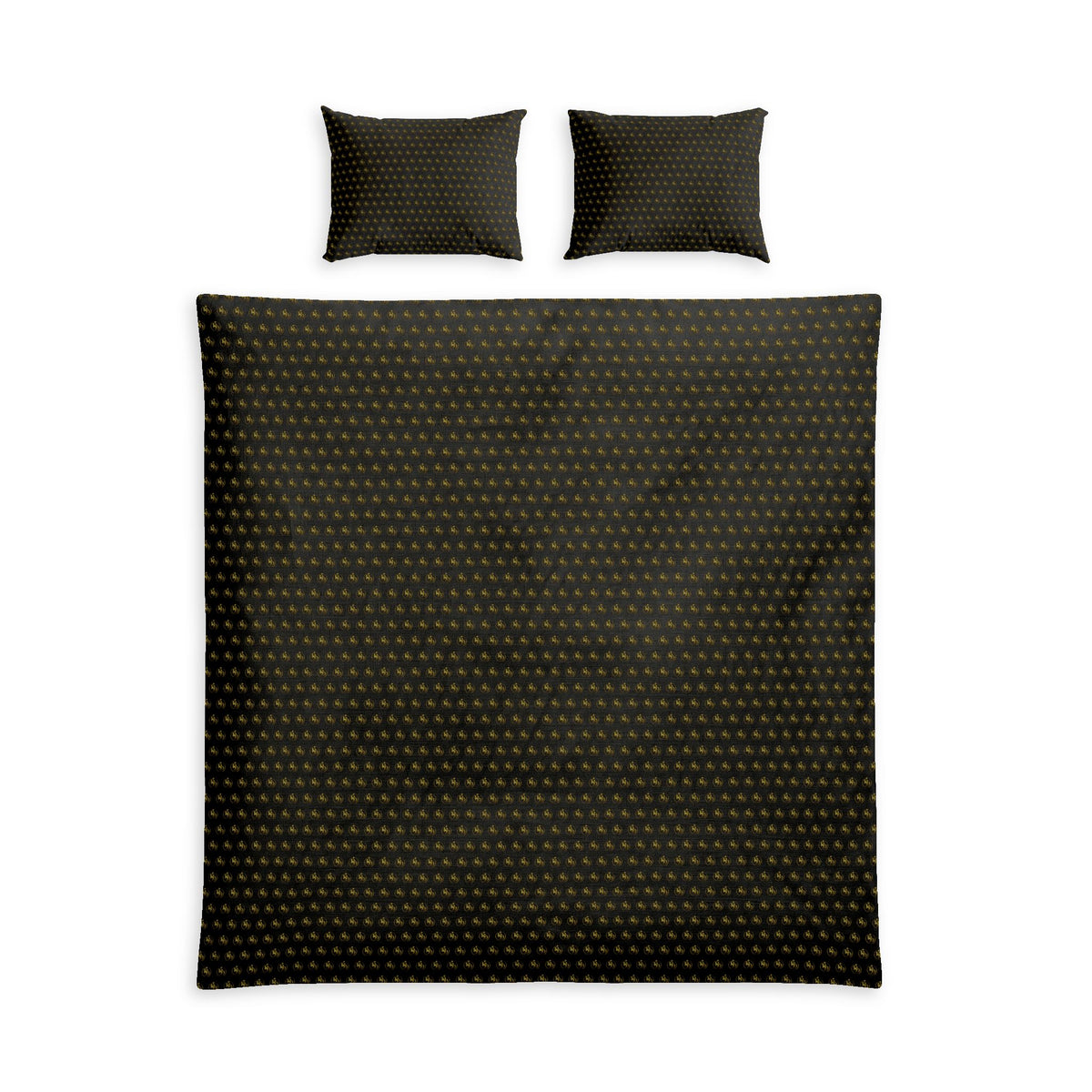 DND Black Cotton Bed Set