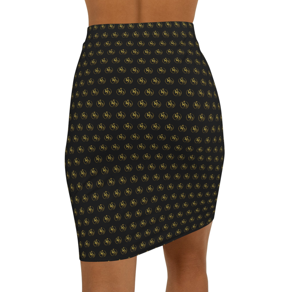 DND Pattern Pencil Skirt