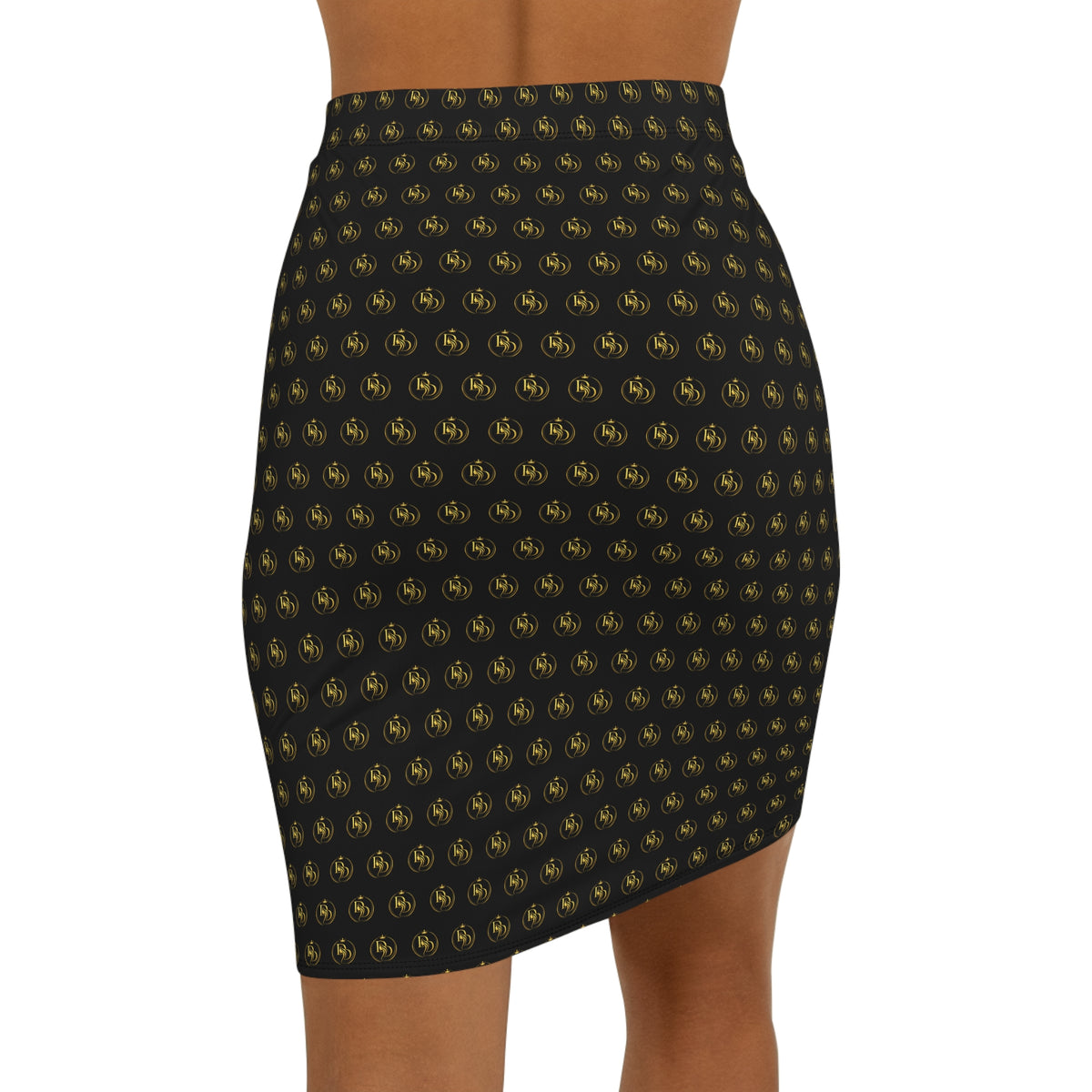 DND Pattern Pencil Skirt